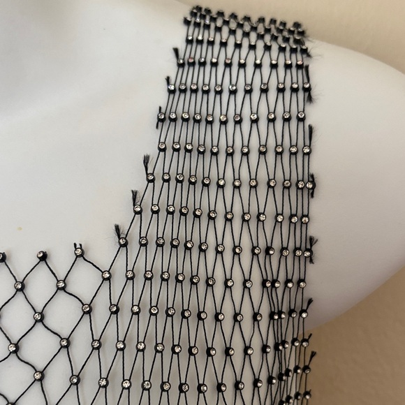 Lulu's Black Mesh Maxi Dress - Picture 4 of 5